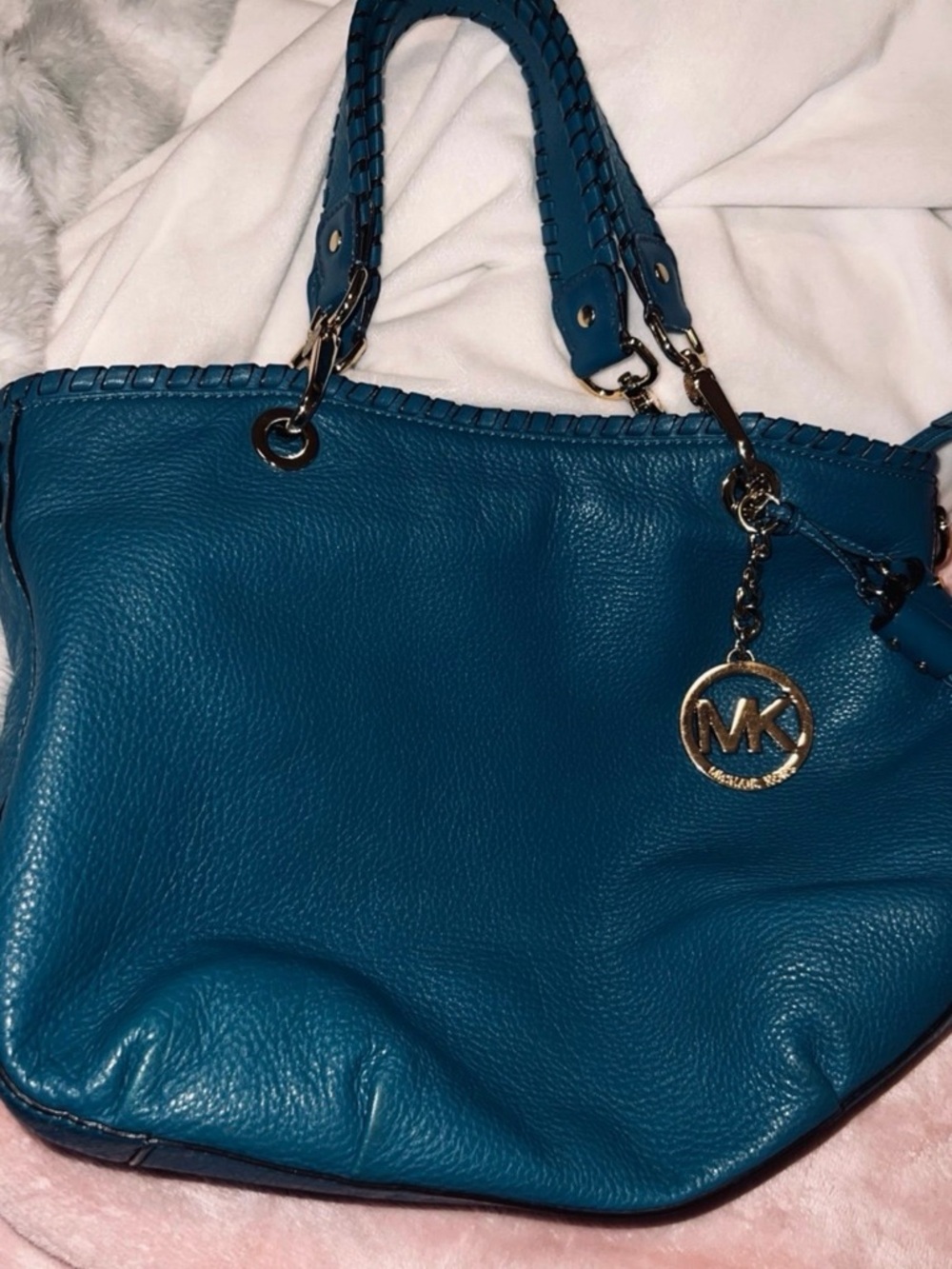 Michael Kors Sapphire💙Faux Leather Purse